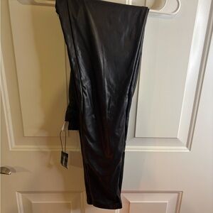 New With Tags Express Leather Leggings Size S